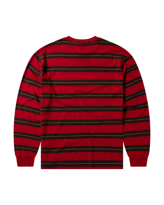 No Problemo Striped LS Tee