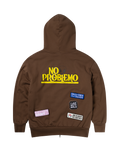 Sticker Zip Thru Hoodie