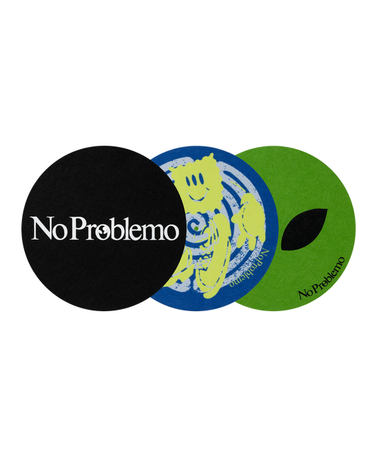 No Problemo Turntable Slipmats 3 Pack