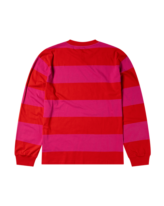 No Problemo Striped LS Tee