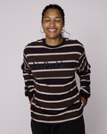 No Problemo Striped LS Tee
