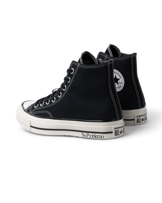 No Problemo x Converse Black Chuck 70 Hi