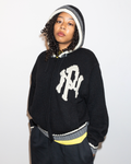NYP Varsity Zip Through Knit