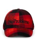 No Problemo Plaid Flap Cap