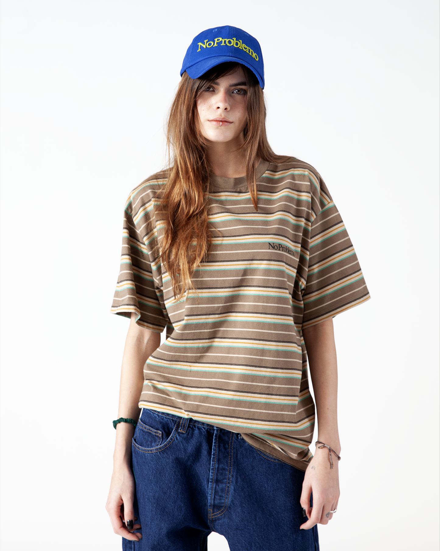 Mini Problemo Stripe SS Tee