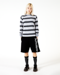 Jacquard Stripe LS Tee