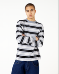 Jacquard Stripe LS Tee