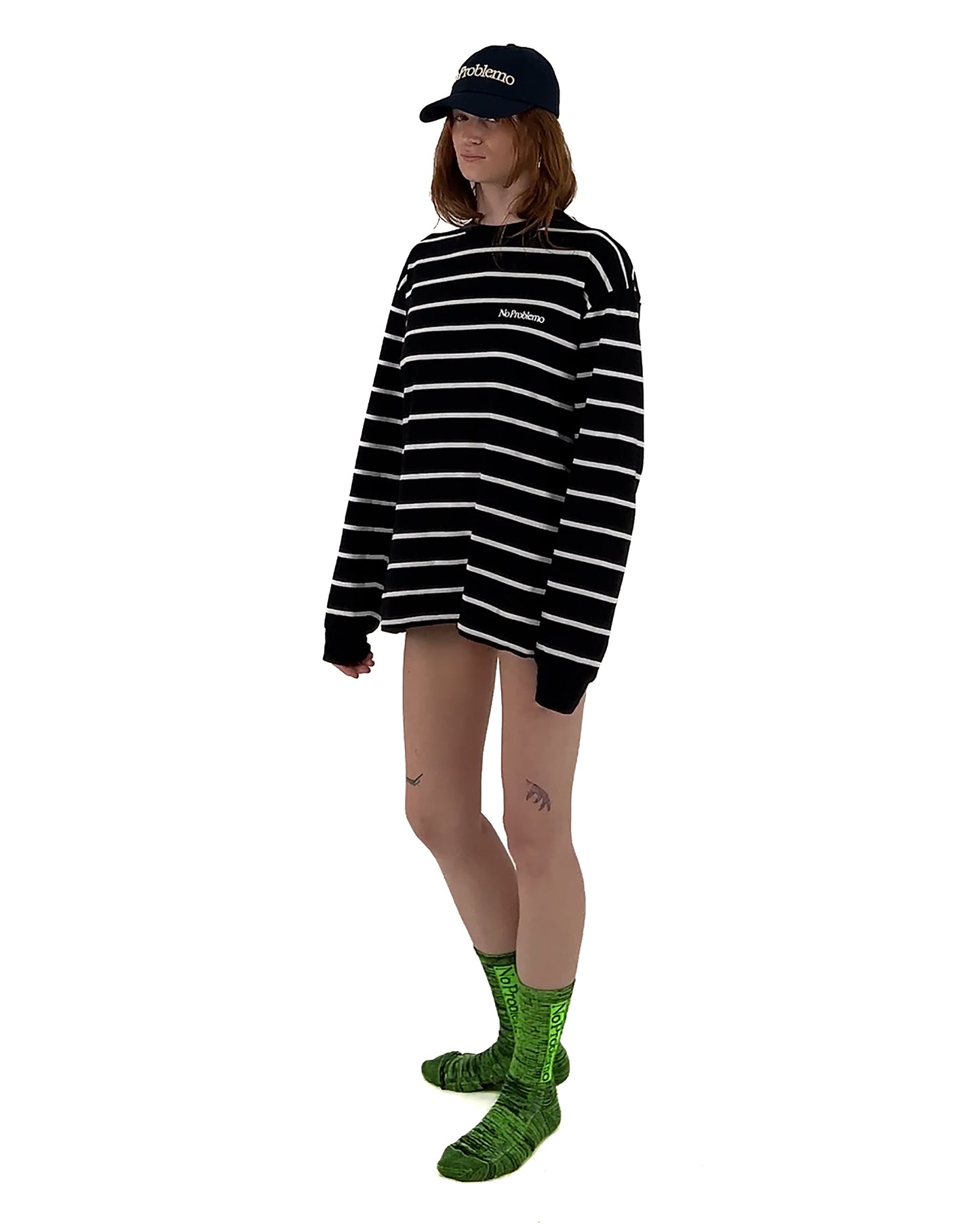 Mini Problemo Striped LS Tee