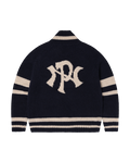 NYP Varsity Zip Thru Knit