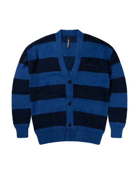 Gradient Stripe Wide Cardigan/Green｜PERVERZE | パーバーズの