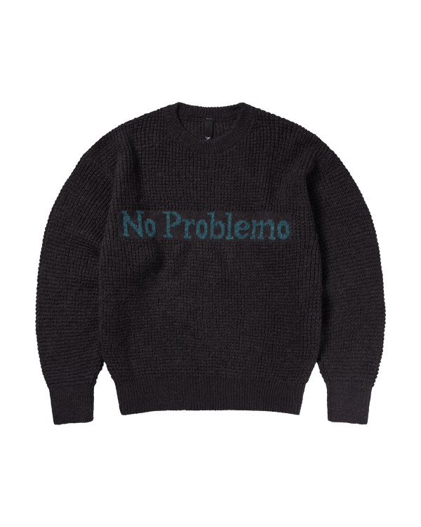 No Problemo Waffle Knit Jumper