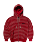 Mini Problemo Stripe Zip Hoodie