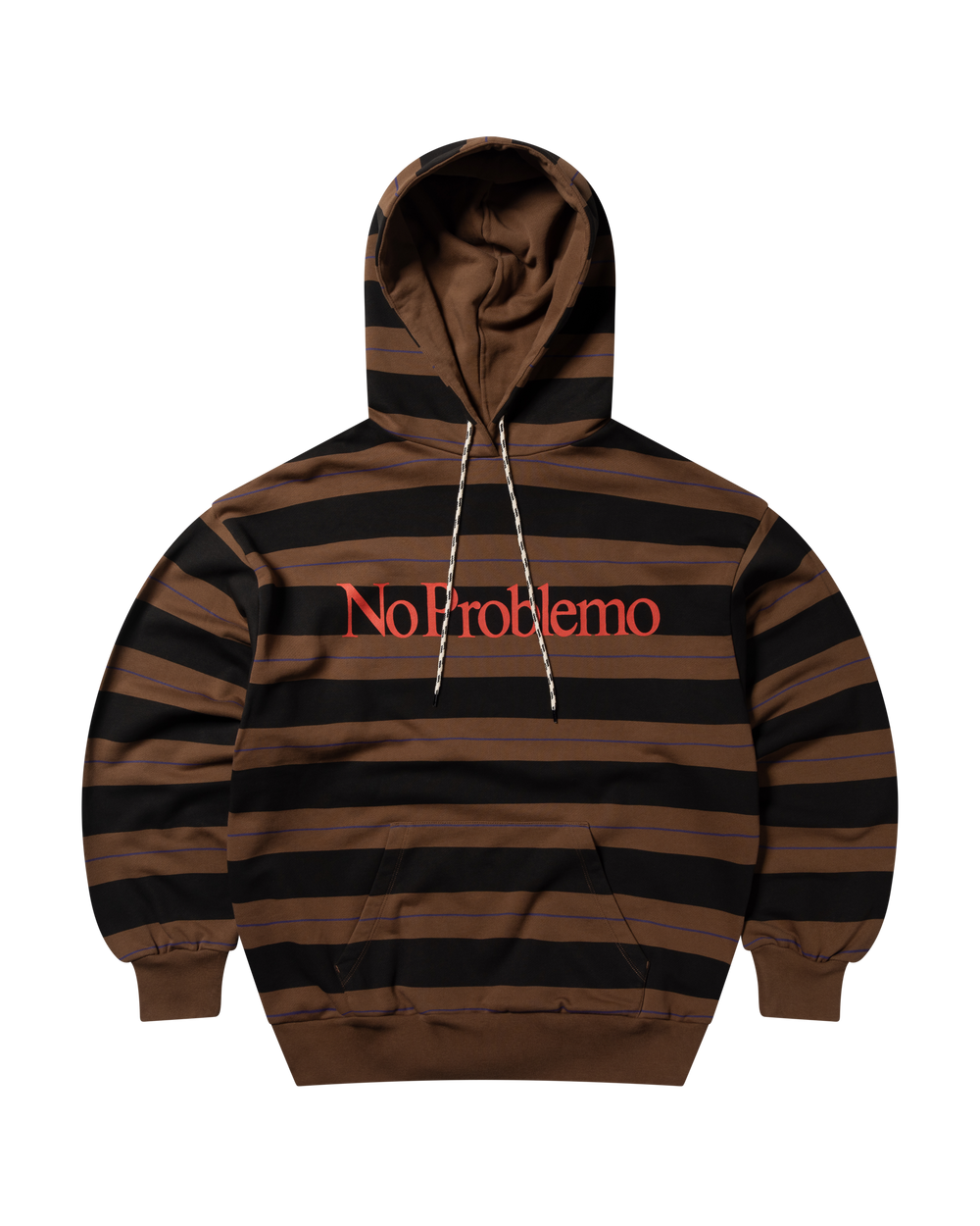 No Problemo Striped Hoodie