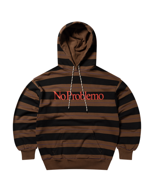 No Problemo Striped Hoodie