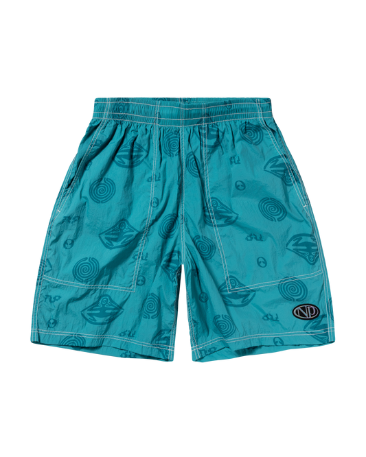 Space Travel Nylon Shorts