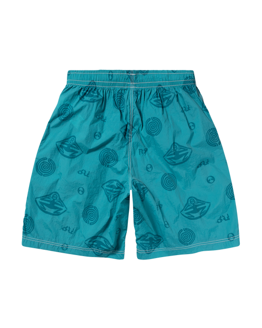 Space Travel Nylon Shorts
