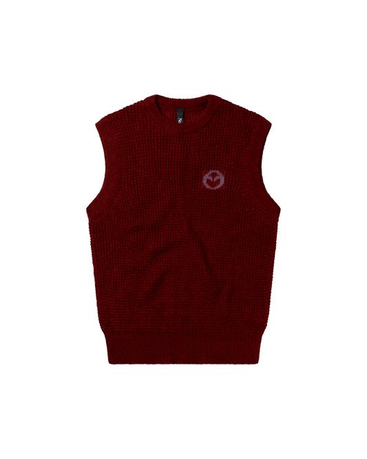 Waffle Knit Sweater Vest