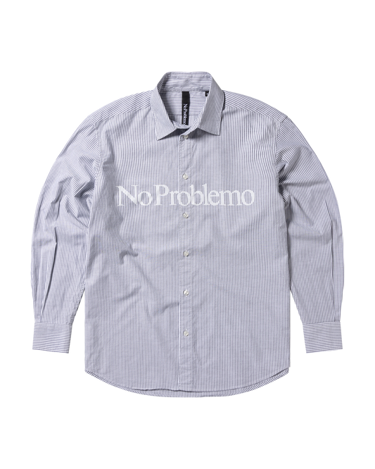 No Problemo Oxford Stripe LS Shirt