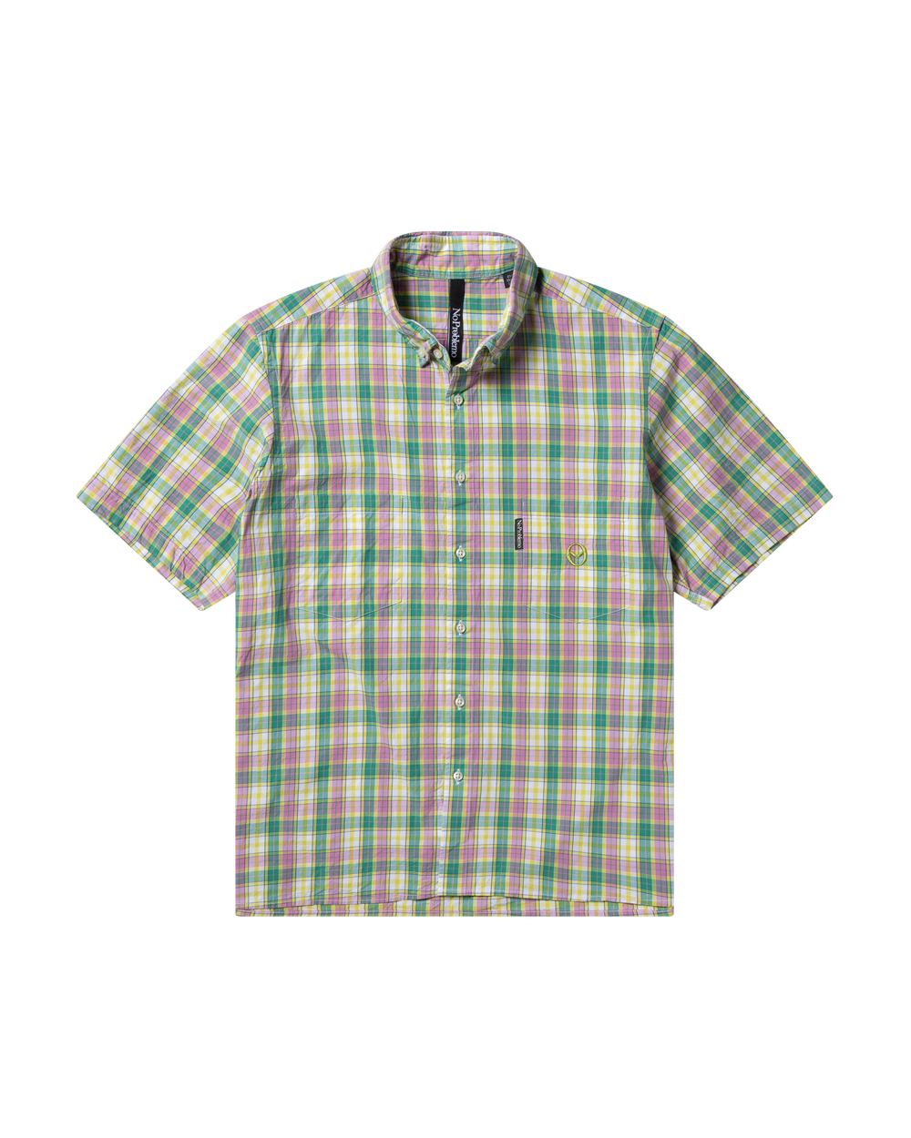 Alieno Embroidered SS Check Shirt