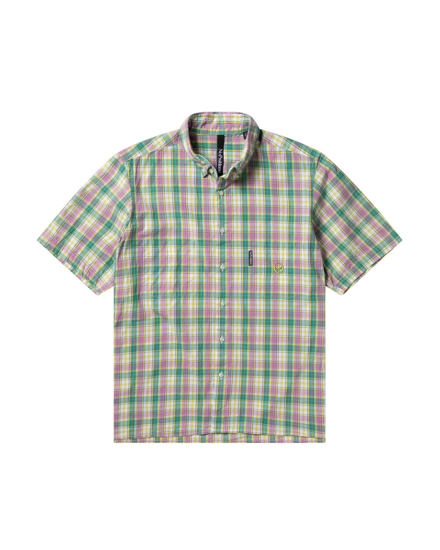 Alieno Embroidered SS Check Shirt
