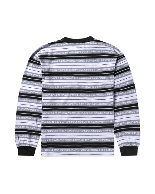 Jacquard Stripe LS Tee