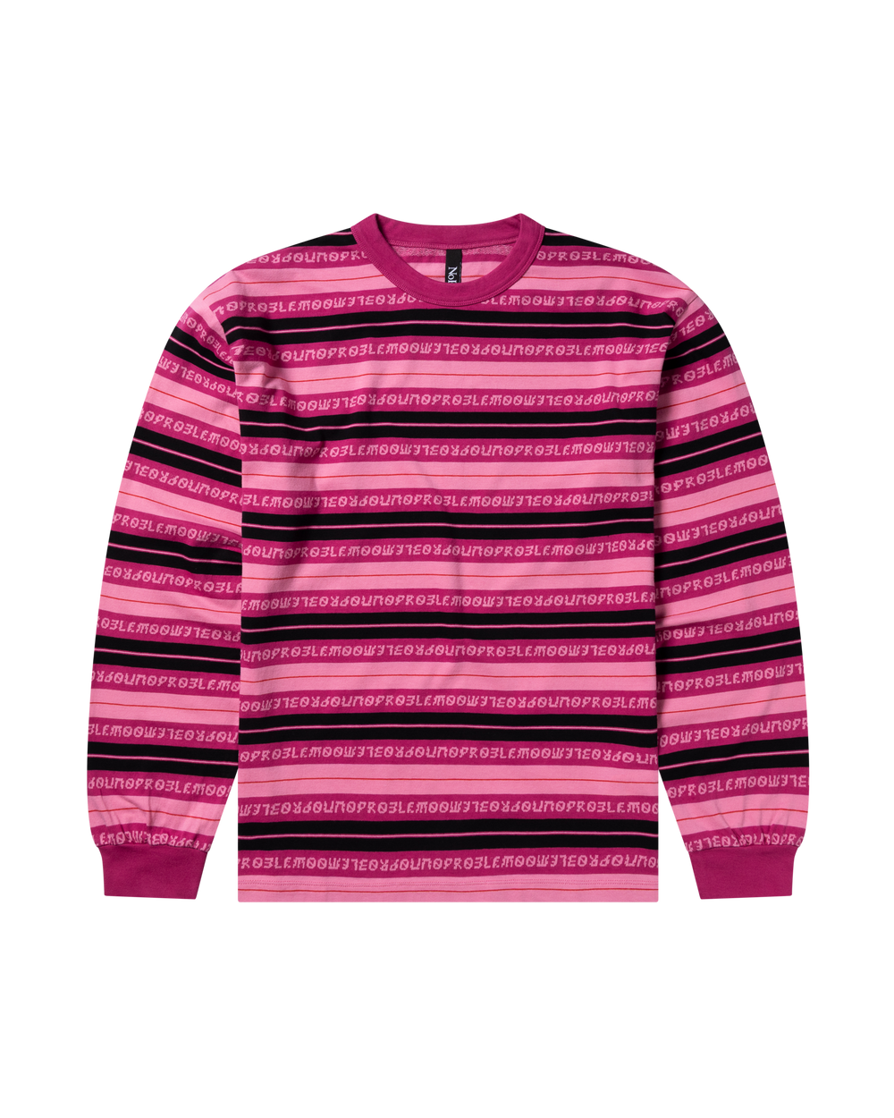 Jacquard Stripe LS Tee