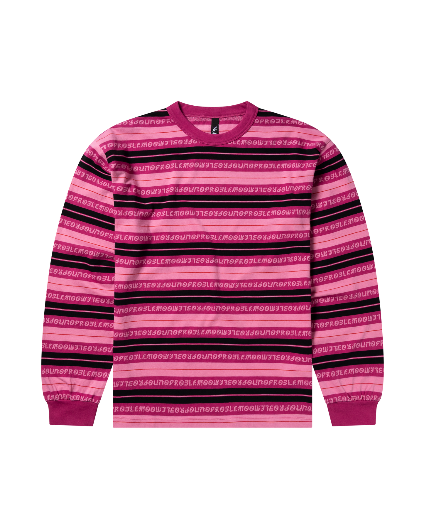 Jacquard Stripe LS Tee