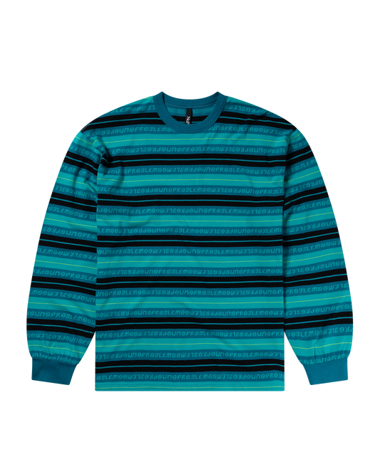 Jacquard Stripe LS Tee