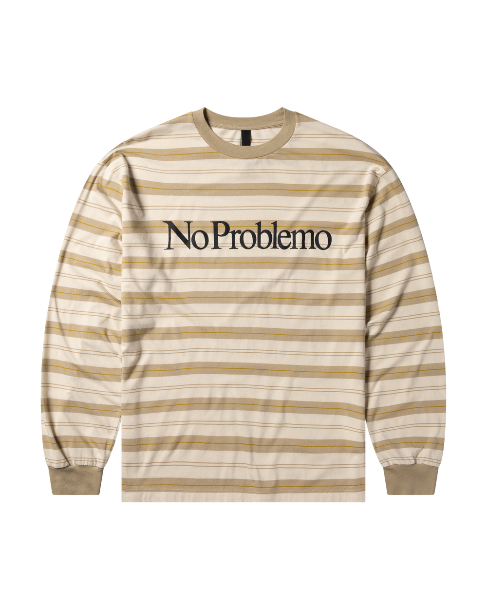 No Problemo Striped LS Tee