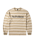 No Problemo Striped LS Tee
