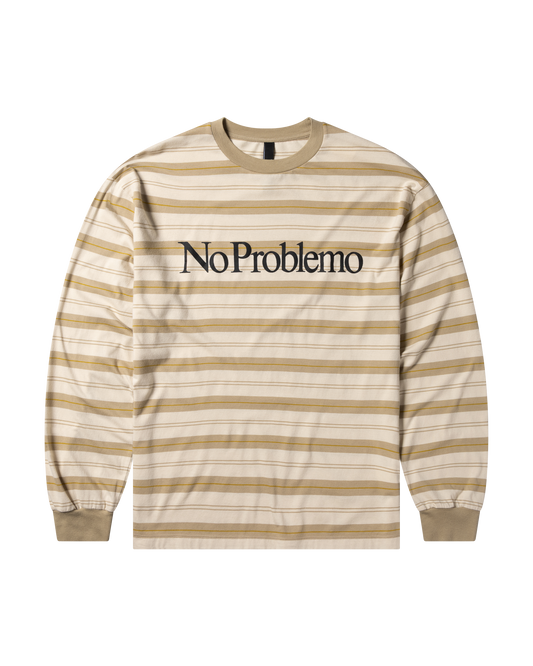 No Problemo Striped LS Tee