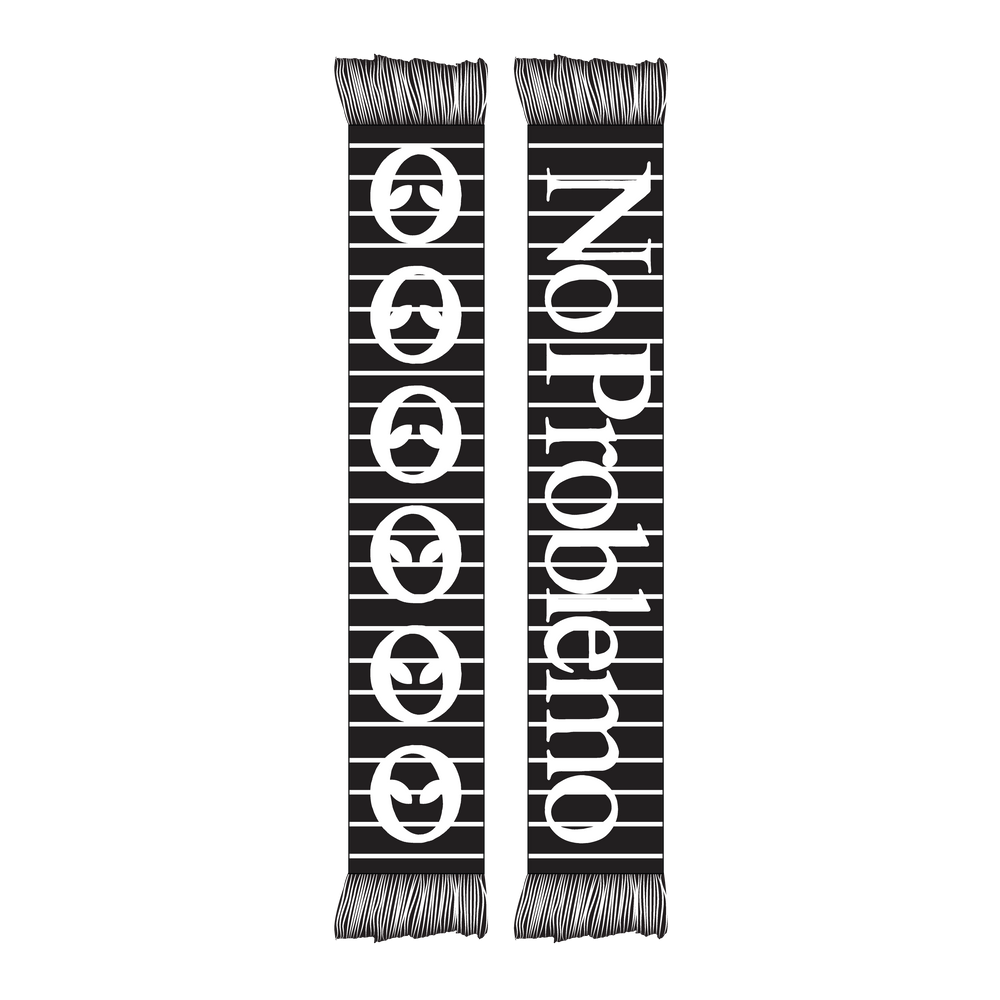 No Problemo Striped Scarf