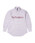 No Problemo LS Stripe Oxford Shirt