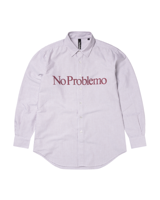 No Problemo LS Stripe Oxford Shirt