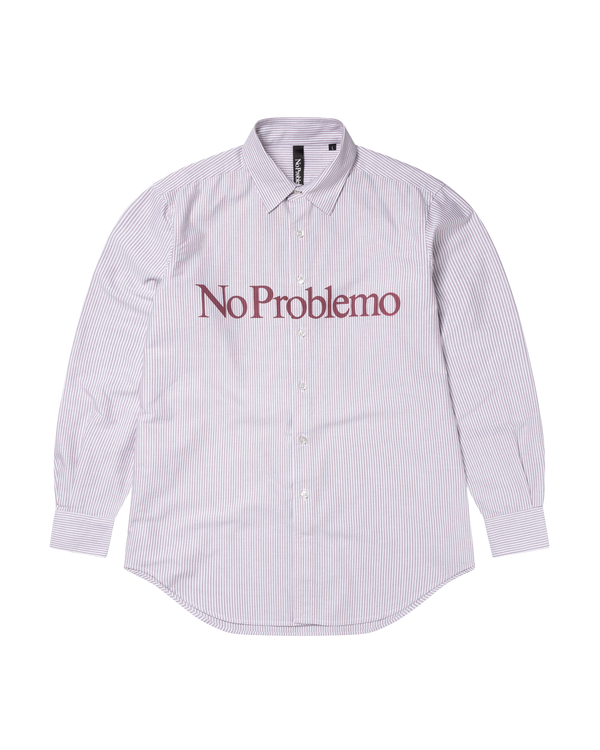 No Problemo LS Stripe Oxford Shirt