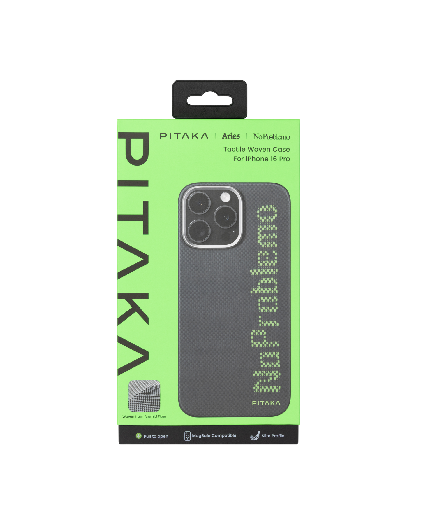 NO PROBLEMO x PITAKA iPhone 16 Pro Tactile Woven Case