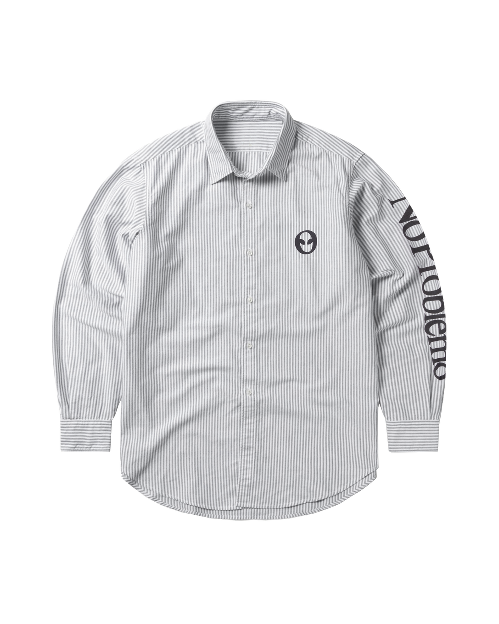 Graphic Printed Oxford Shirt