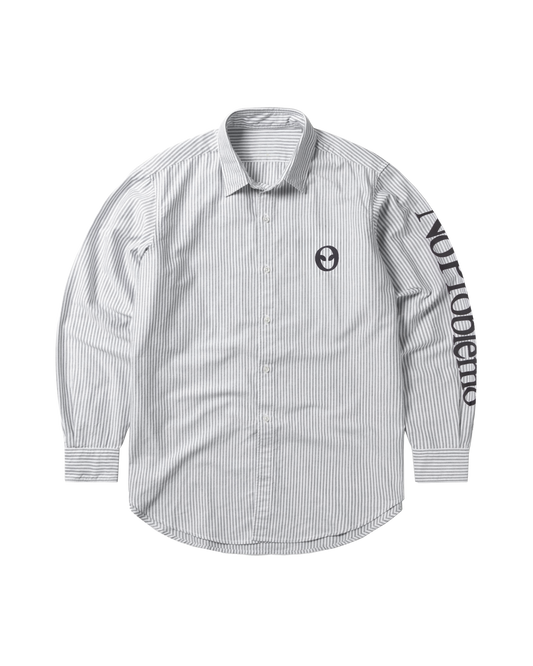 Graphic Printed Oxford Shirt